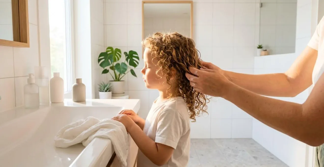 Routine rapide de redéfinition des boucles pour enfant avant l'école